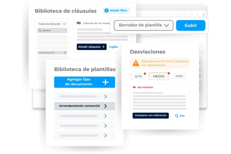 Contract Management module interface